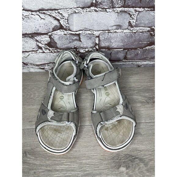 Mephisto Allrounder Lagoona Larmessa Grey Nubuck Textile Strap Sandals Women 10M - Picture 2 of 16